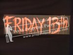 10-\"FRIDAY 13TH\" sign
