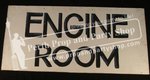 14-"ENGINE ROOM" sign